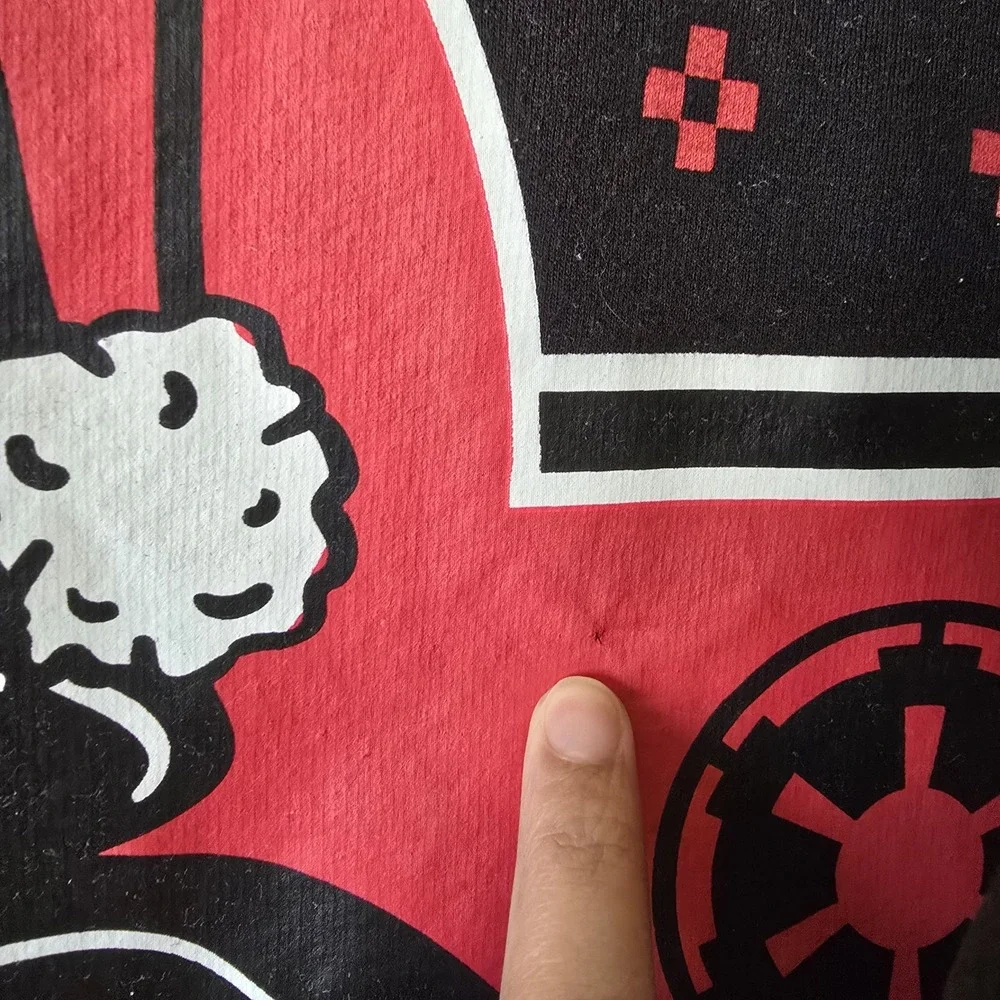 Star Wars Darth Vader Christmas Ugly Sweater Size L Black Red Holiday Knit